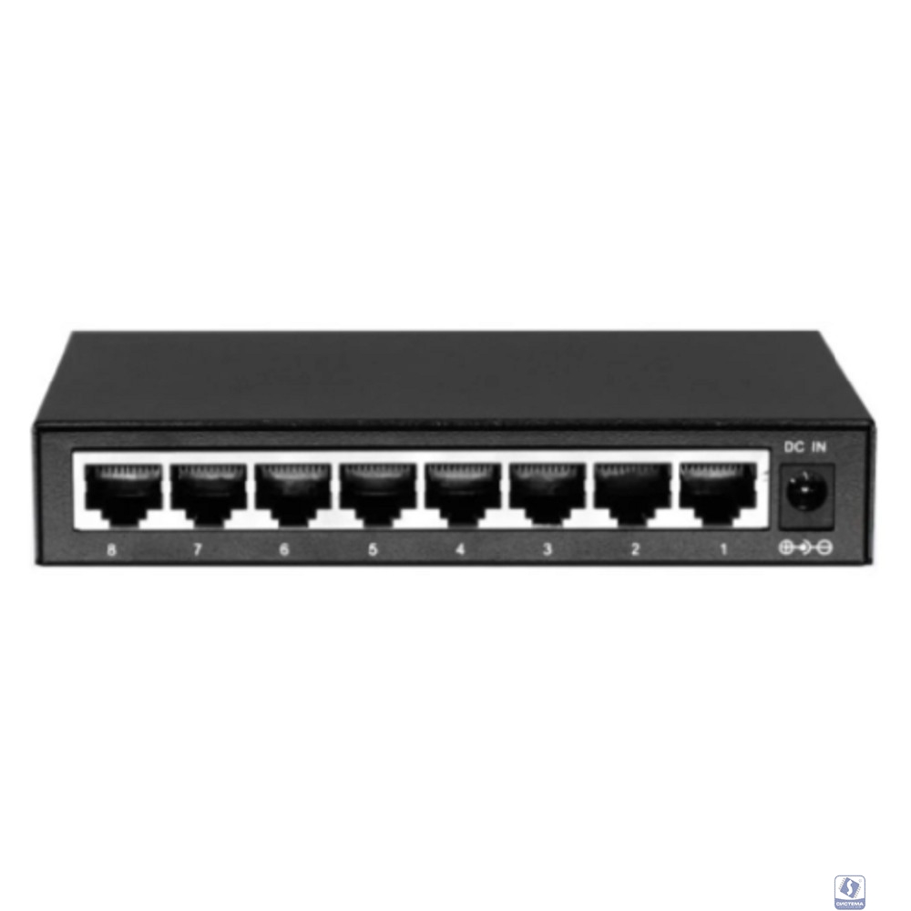 SW-10800 Неуправляемый коммутатор Fast Ethernet на 8 RJ45 портов.