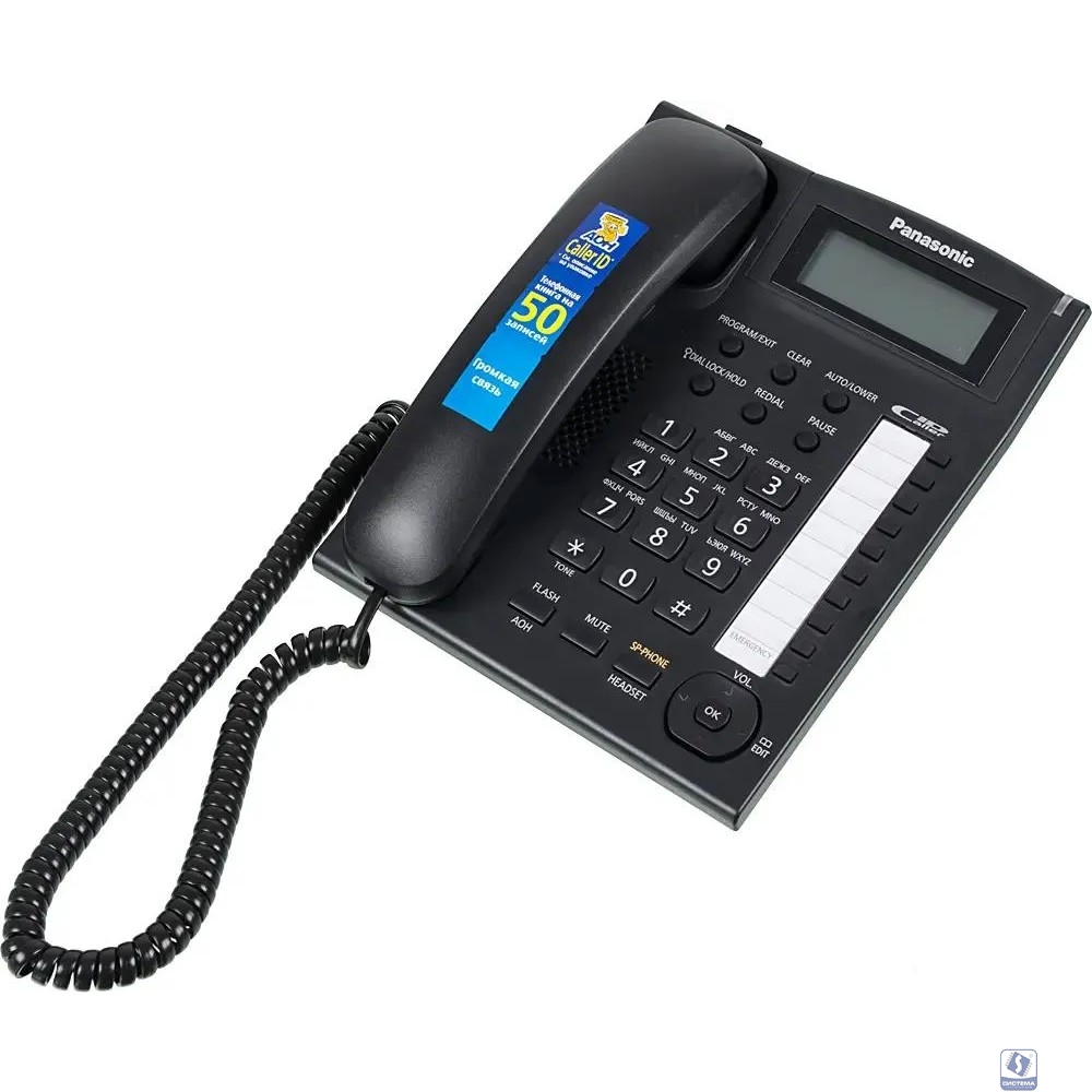 Panasonic KX-TS2388RUB (черный) 