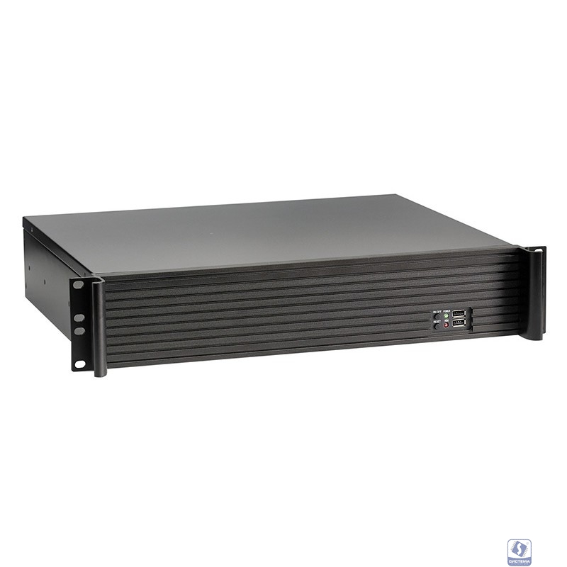 Exegate EX279758RUS Серверный корпус Exegate Pro 2U350-03 <RM 19",  высота 2U, глубина 350, БП 600ADS, USB>