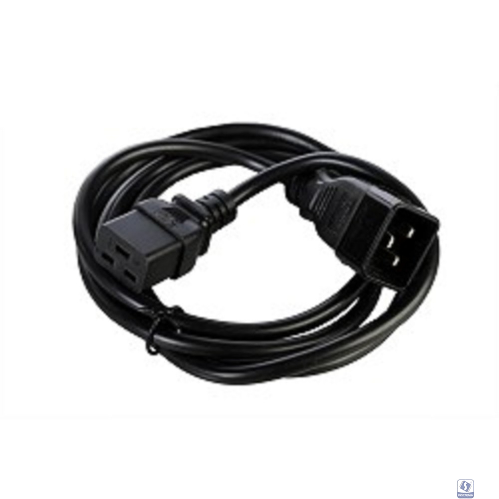 REM Шнур питания с заземлением IEC 60320 C19 IEC 60320 C20 / IEC320 C 20 , 16А/250В (3x1,5), длина 1,8 м. (R-16-Cord-C19-C20-1.8 / 101213.001-05) 