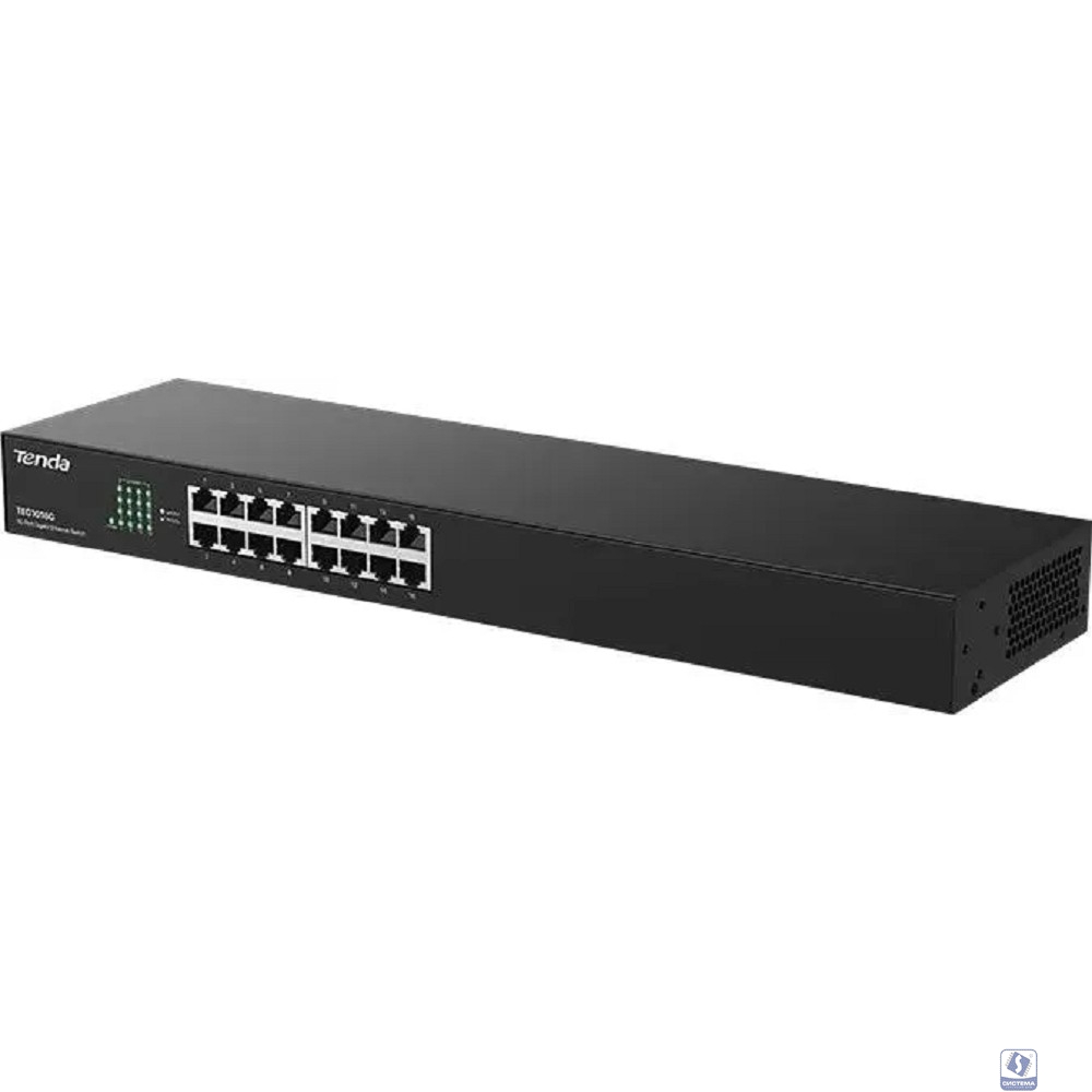 TENDA TEG1016G Коммутатор в стойку 16-Ports 10/100/1000 Base-T Gigabit Switch