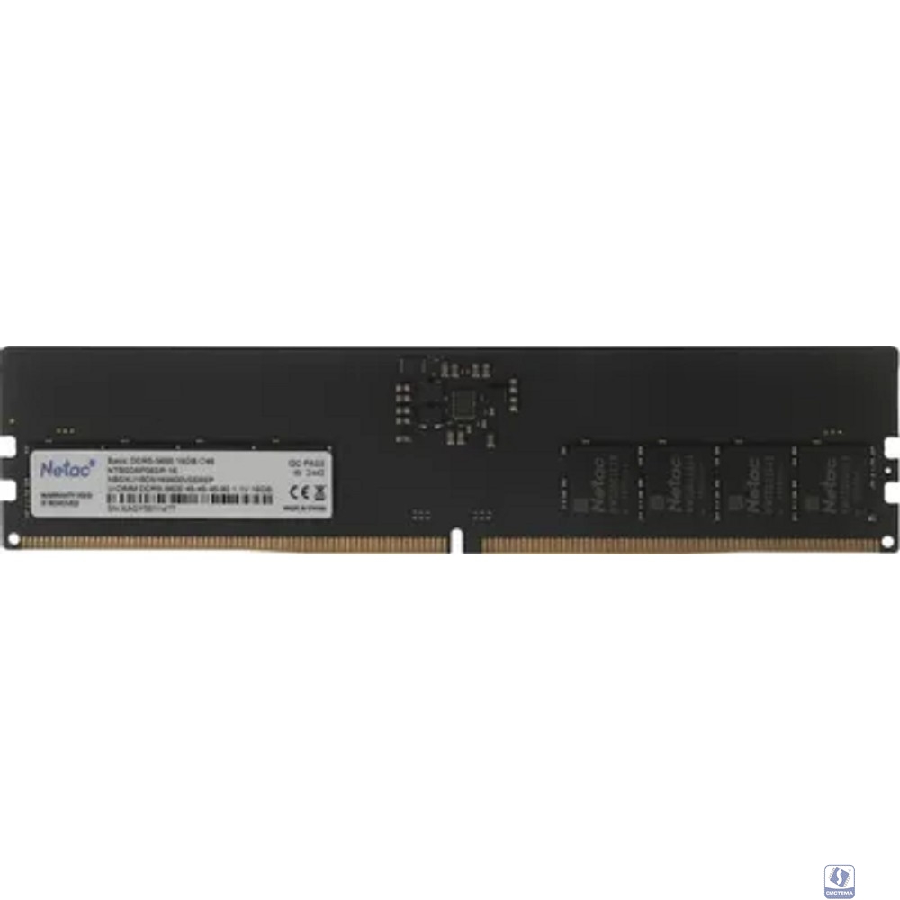Netac DDR5 DIMM 16GB 5600MHz NTBSD5P56SP-16