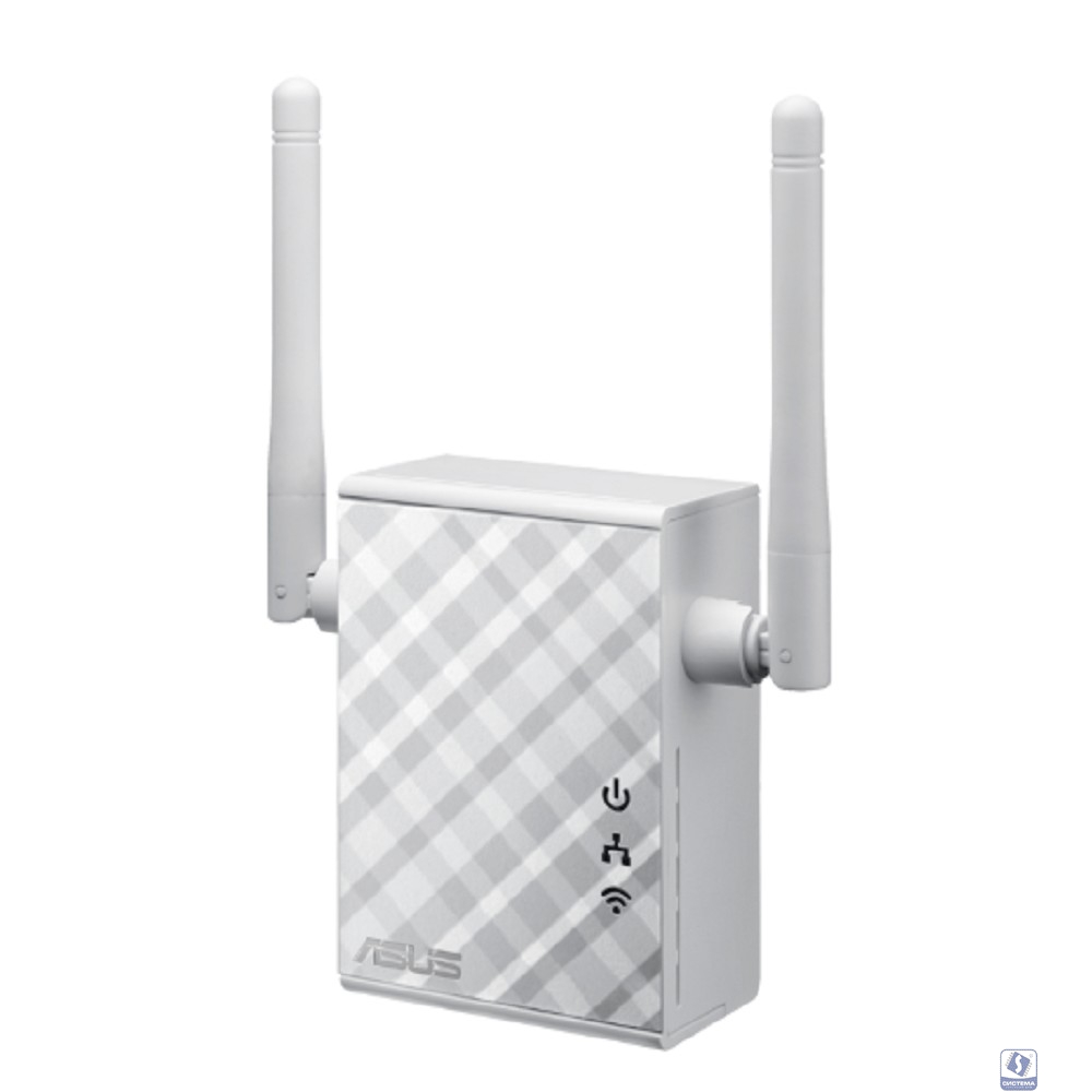 ASUS RP-N12 Беспроводной повторитель WiFi N300, Wi-Fi 4 (n)