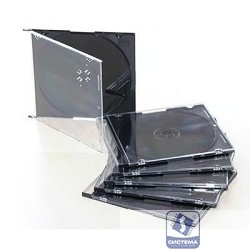 CD-box Slim черн.[CDB-sl] (200 шт.)