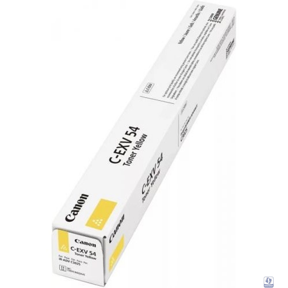 Canon C-EXV54Y Тонер-картридж для Canon iR ADV C3025/C3025i (8500 стр.), жёлтый [1397C002]