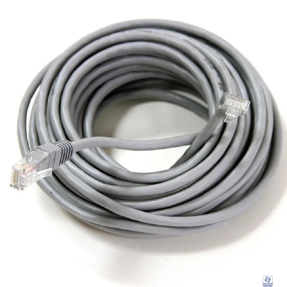 Telecom Патч-корд UTP кат.5е 10м серый [NA102--10M] [6242755317567]