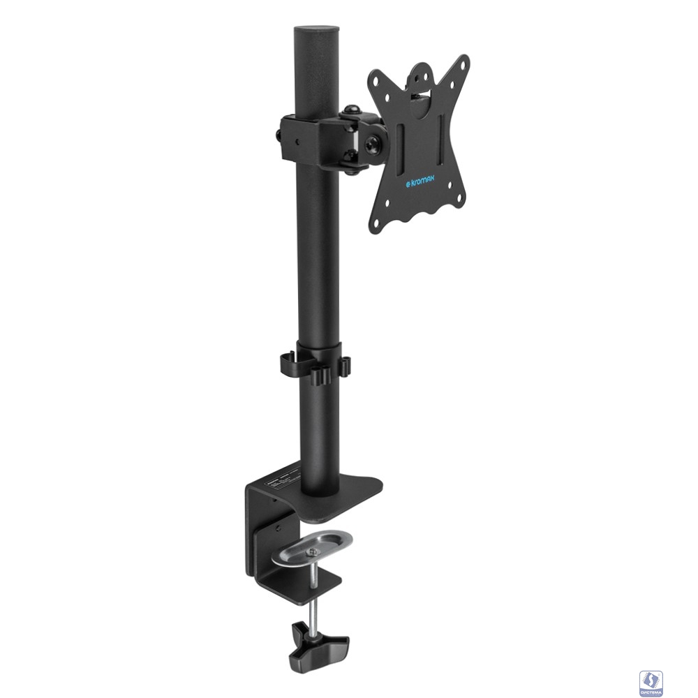 Kromax CASPER-505 черный 10"-34" макс.10кг настольный поворот и наклон
