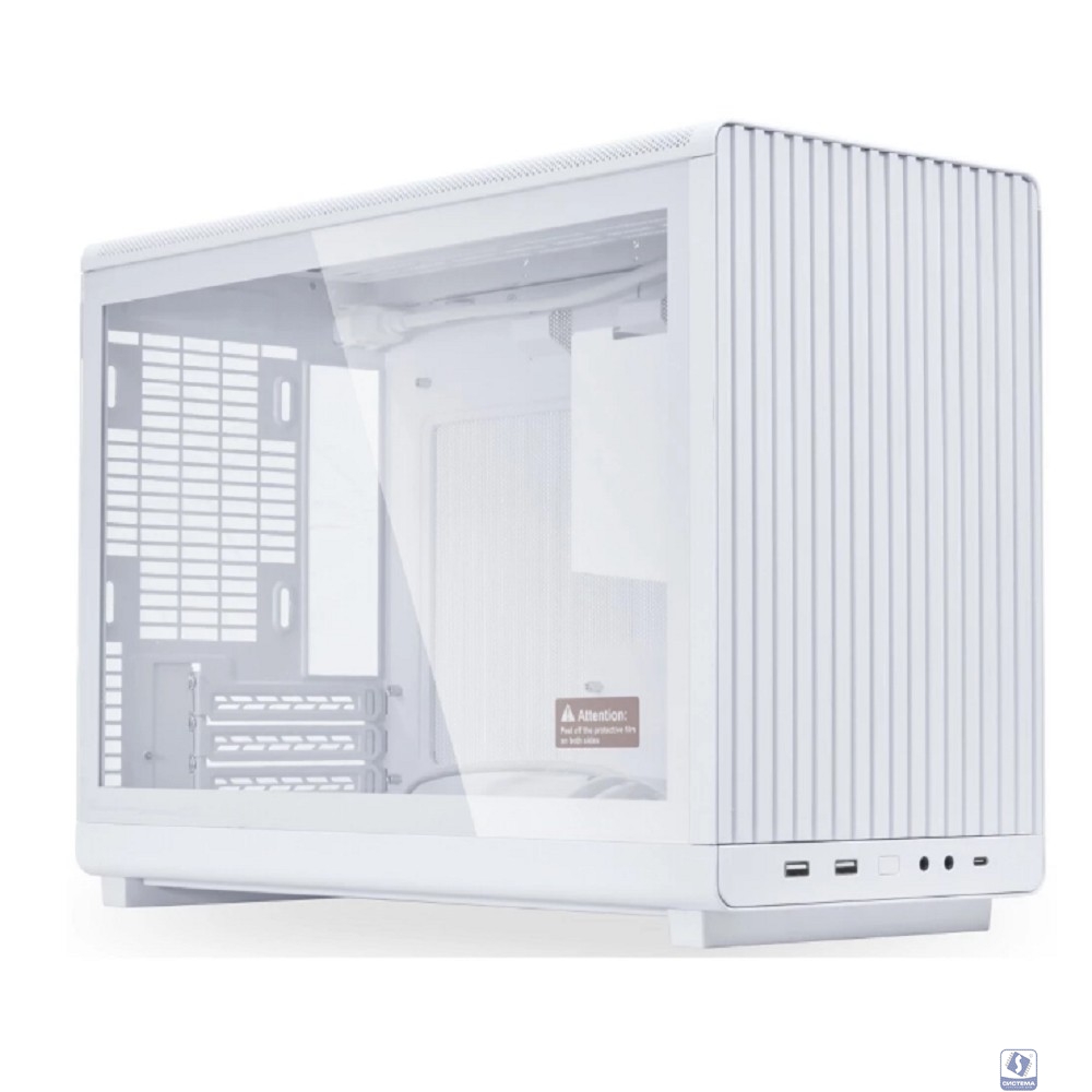 Lian Li Корпус A3-mATX TG White / Tempered Glass Edition / Bottom Dust Filter / G99.A3W.10R