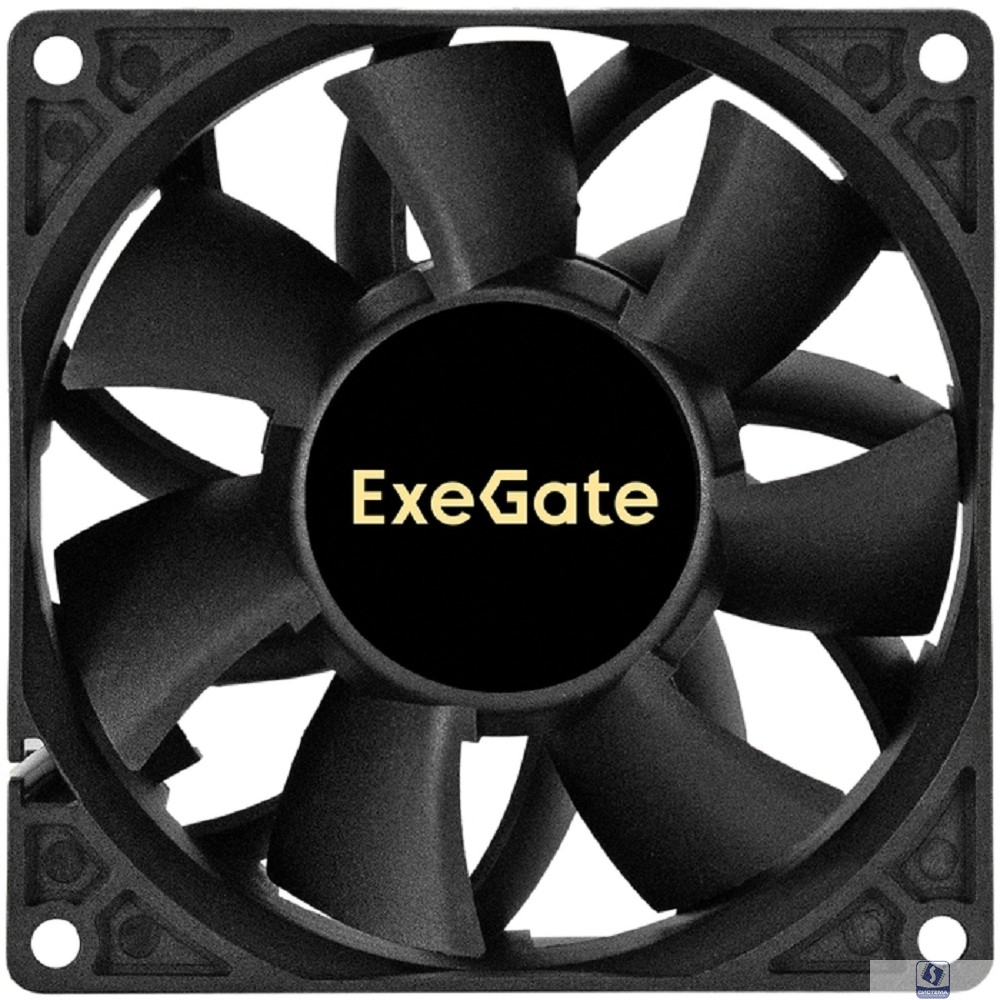 Exegate EX297090RUS Вентилятор 24В DC ExeGate EX09238S3P-24 (92x92x38 мм, Sleeve bearing (подшипник скольжения), 3pin, 4500RMP, 48,3dBA)