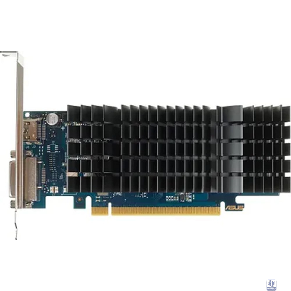 Видеокарта ASUS GeForce GT1030 Silent LP 2GB GDDR5 64Bit DVI/HDMI (GT1030-SL-2G-BRK) RTL