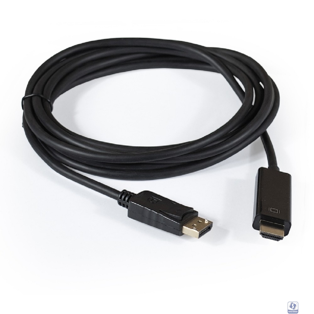 Exegate EX284915RUS Кабель DisplayPort-HDMI ExeGate EX-CC-DP-HDMI-1.8 (20M/19M, 1,8м, экран)