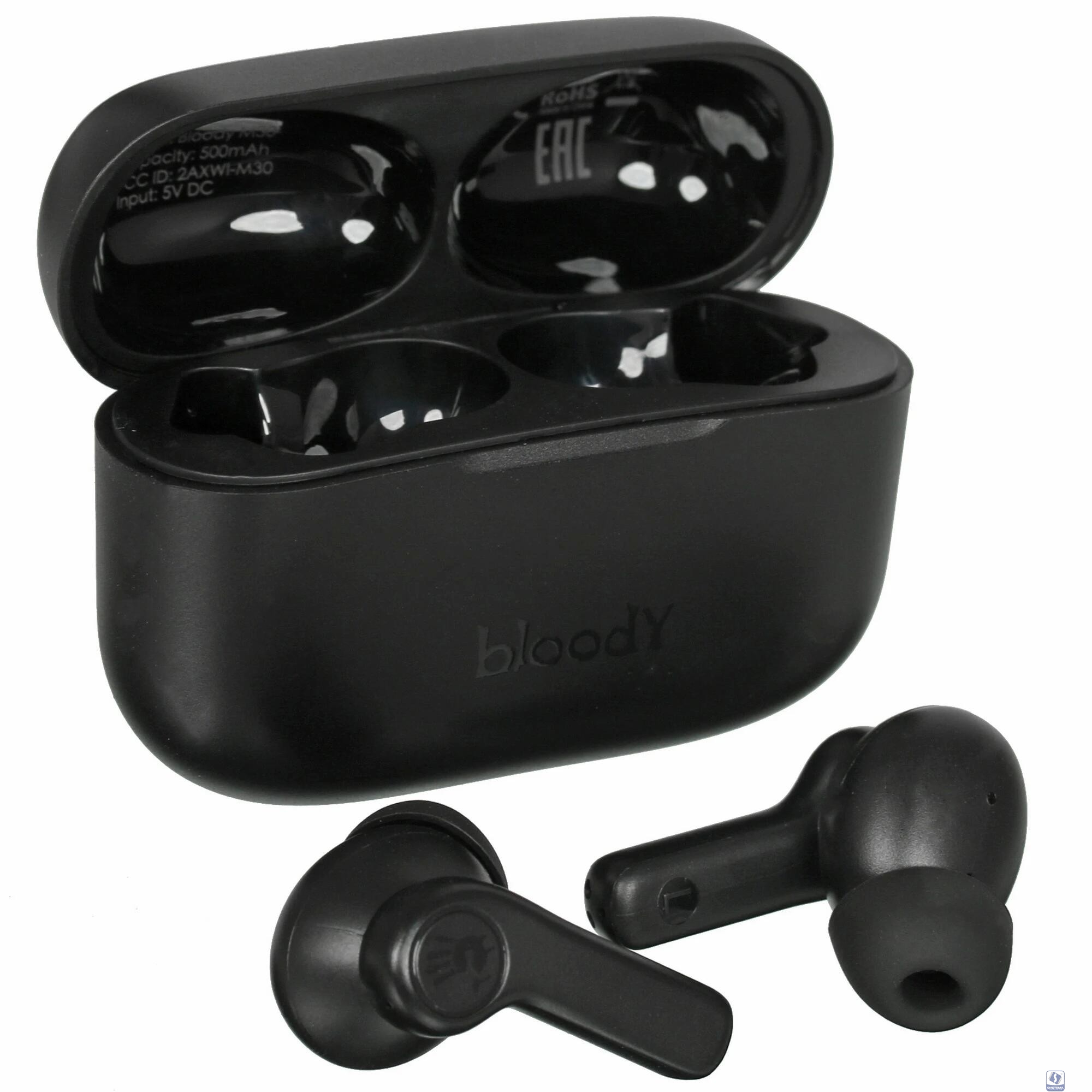 A4Tech Bloody M30 черный/красный вкладыши BT (M30)