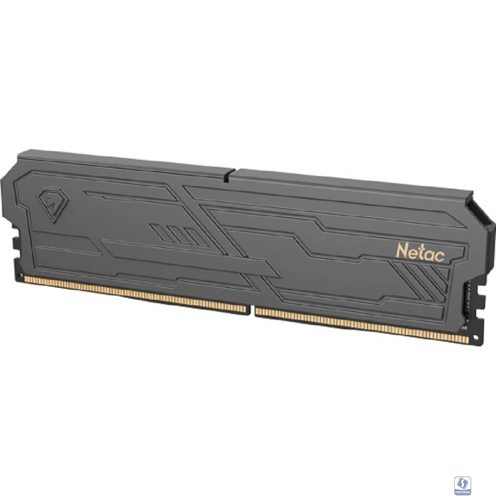 Netac DDR4 DIMM 8GB Shadow III 3200MHz CL16 1.35V / NTSHD4P32SP-08K / Black / with radiator