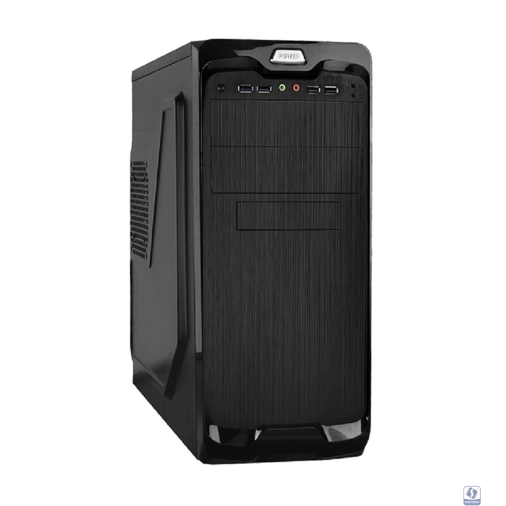 Exegate EX299339RUS Корпус Miditower ExeGate UN-604-UNS450 (ATX, БП UNS450 с вент. 12см, 2*USB+2*USB3.0, аудио, черный)