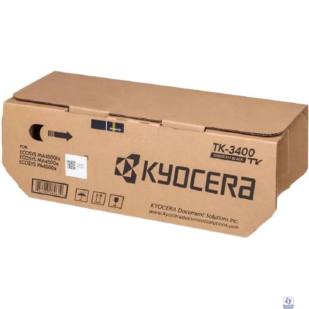 Тонер-картридж Kyocera TK-3400/ Black Toner Cartridge  for Kyocera ECOSYS PA4500x Printers (12,500 Pages)