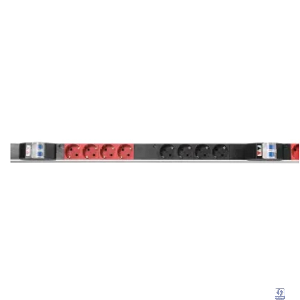 REM Верт блок розеток Rem-2MC,LINUX,мониторинг,измерение,3~16A,18S,1420мм,вх IEC309,шнур 3м