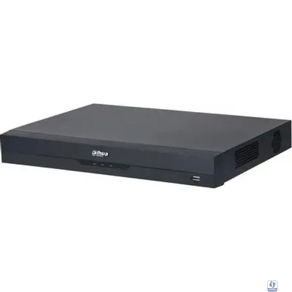 DAHUA DHI-NVR5216-EI 16-канальный IP-видеорегистратор 4K, H.265+, видеоаналитика, входящий поток до 384Мбит/с, 2 SATA III до 16Тбайт