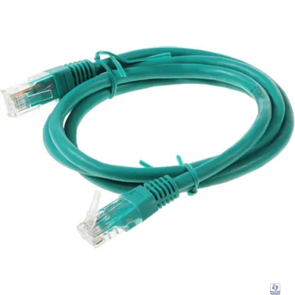 Cablexpert Патч-корд UTP PP6U-1M/G кат.6, 1м, литой, многожильный (зеленый)