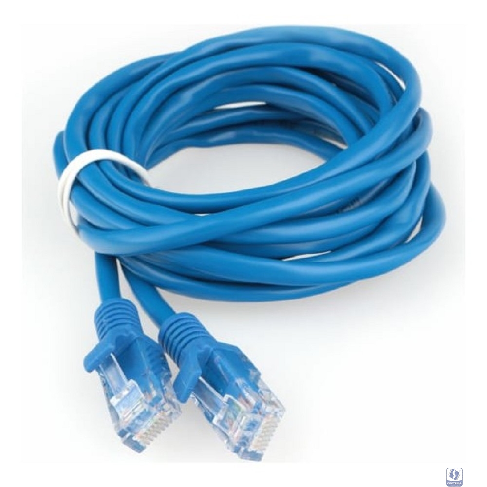 Гарнизон PC-UTP-5e-3-B кат.5e, Патч-корд UTP 3м, литой, многожильный (синий)
