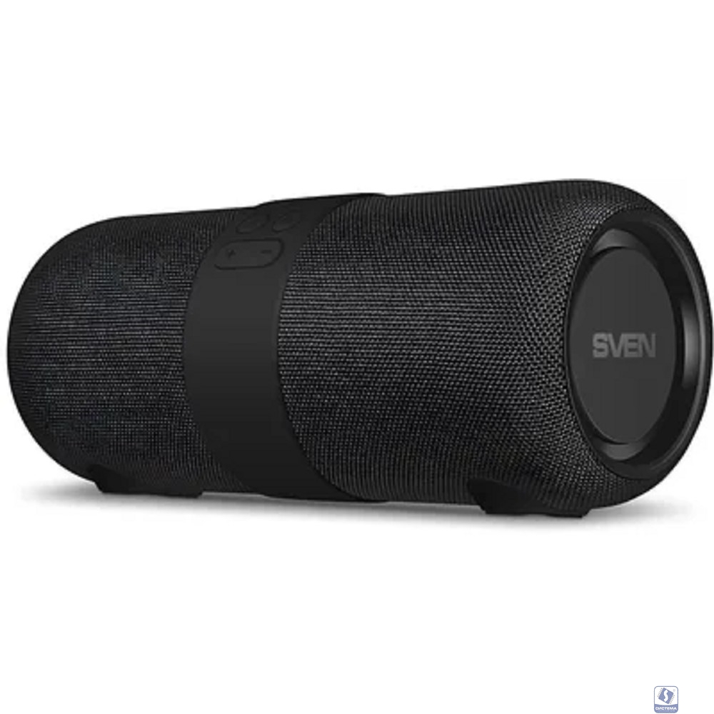 SVEN PS-340, черный (24 Вт, Waterproof (IPx6), TWS, Bluetooth, FM, USB, 3600мА*ч)                      