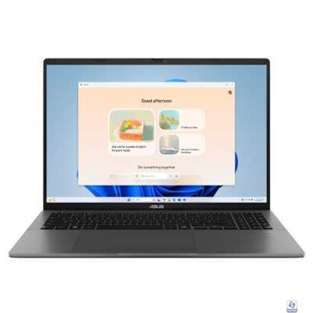 ASUS Vivobook S16 S3607CA-SH100 [90NB16I2-M00720] Matte Gray 16"(1920x1200 OLED)/Intel Core Ultra 5 225H(3.3Ghz)/16384Mb/512PCISSDGb/ Arc graphics/noOS}
