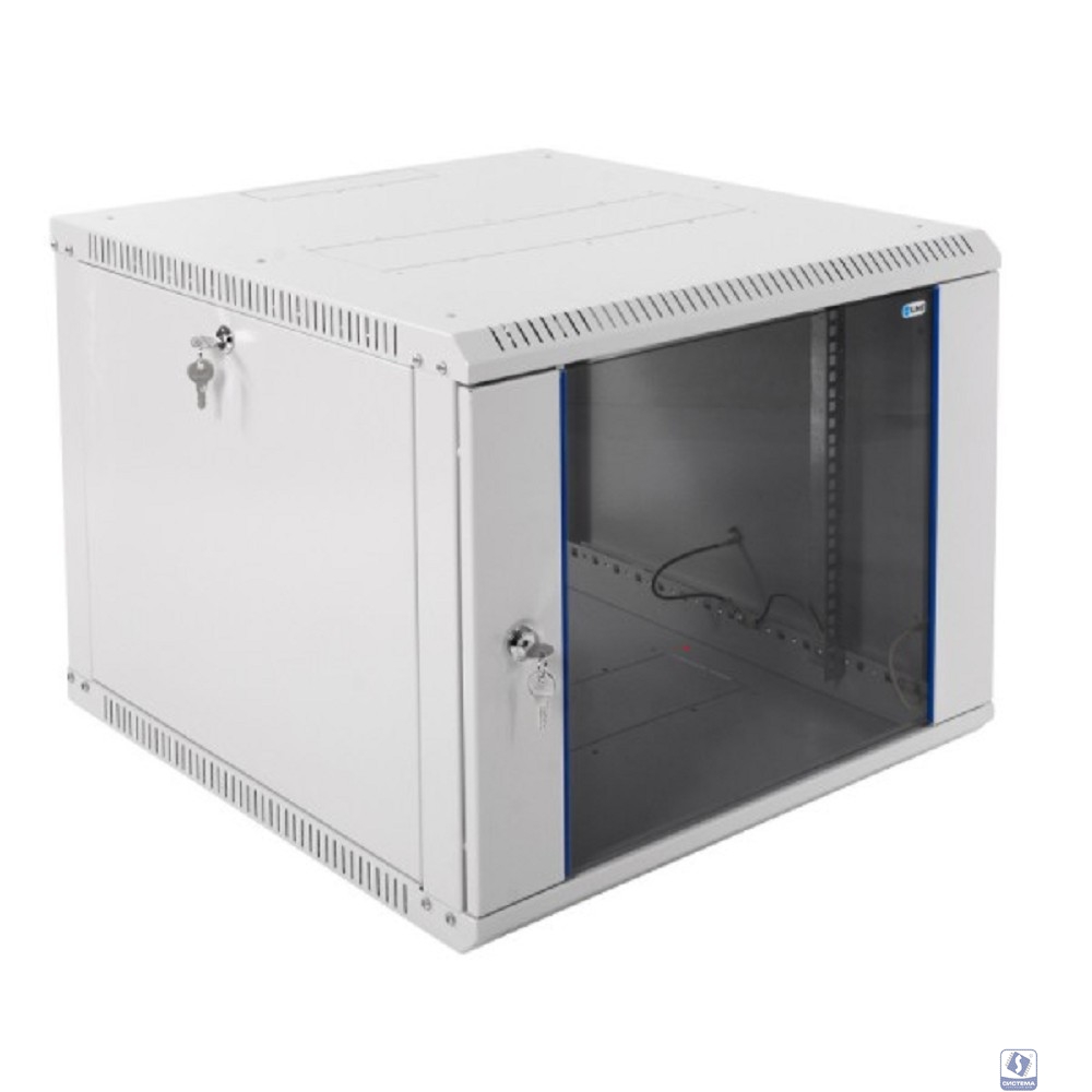ЦМО Шкаф телекоммуникационный настенный разборный 9U (600х650) дверь стекло (ШРН-Э-9.650) (1 коробка)