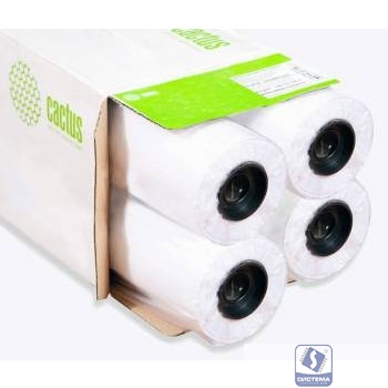 CACTUS CS-LFP80-914457E-4 Бумага Eco 914мм-45.7м/80г/м2/белый втулка:50.8мм (2") (упак.:4рул)