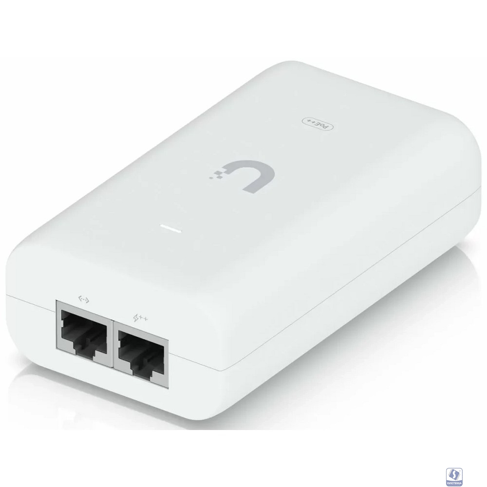 UBIQUITI PoE++, Инжектор 48В, 60Вт, 1Gbit(U-POE++)