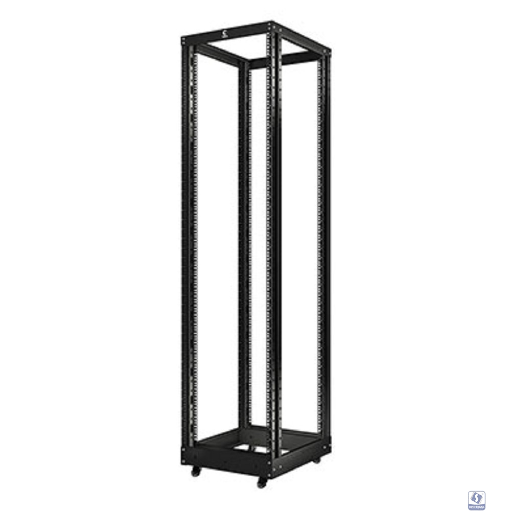 Cabeus RA-42U-1000-BK Открытая стойка 19", 42U, двухрамная, усиленная, цвет черный