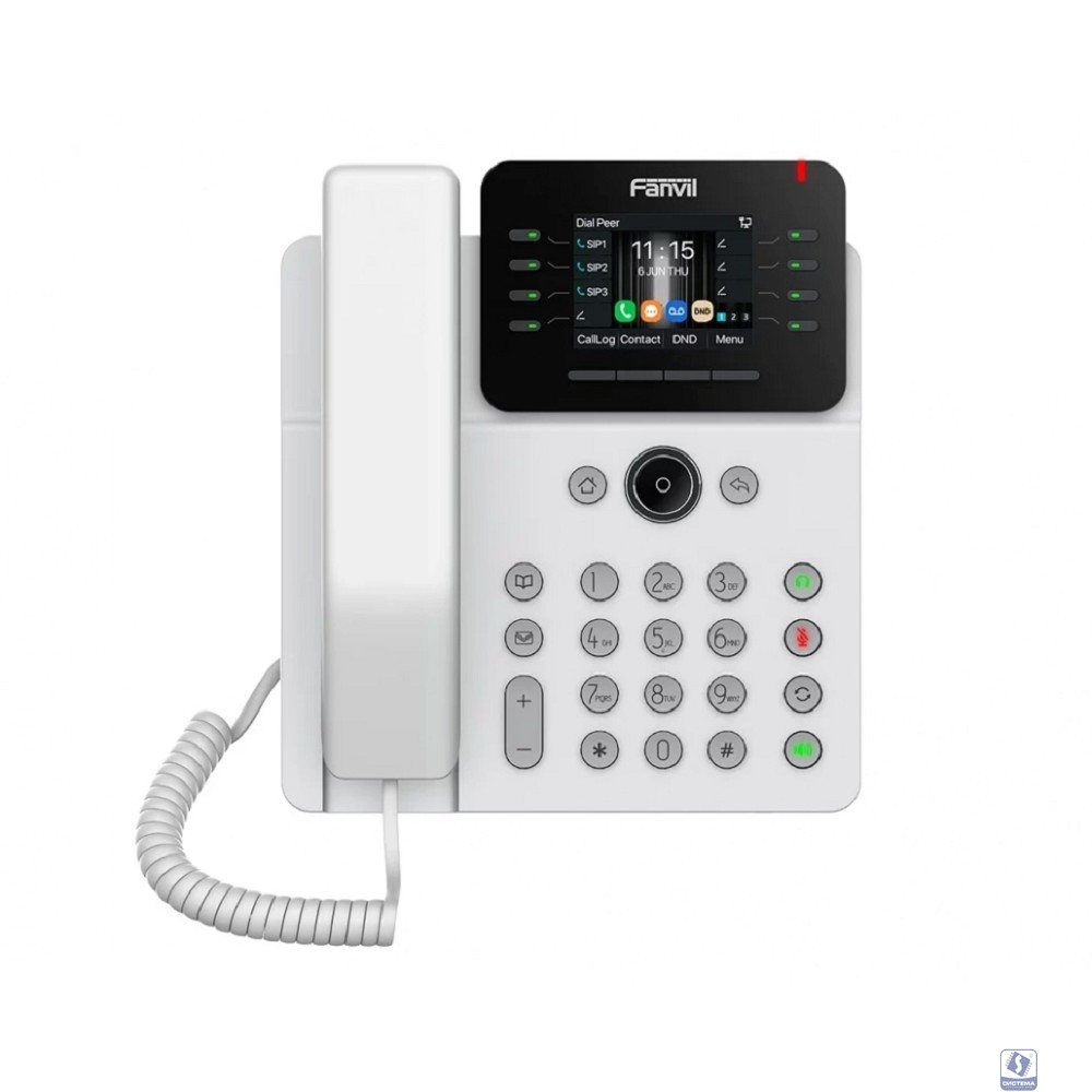 Телефон IP Fanvil V62G белый (V62G WHITE)