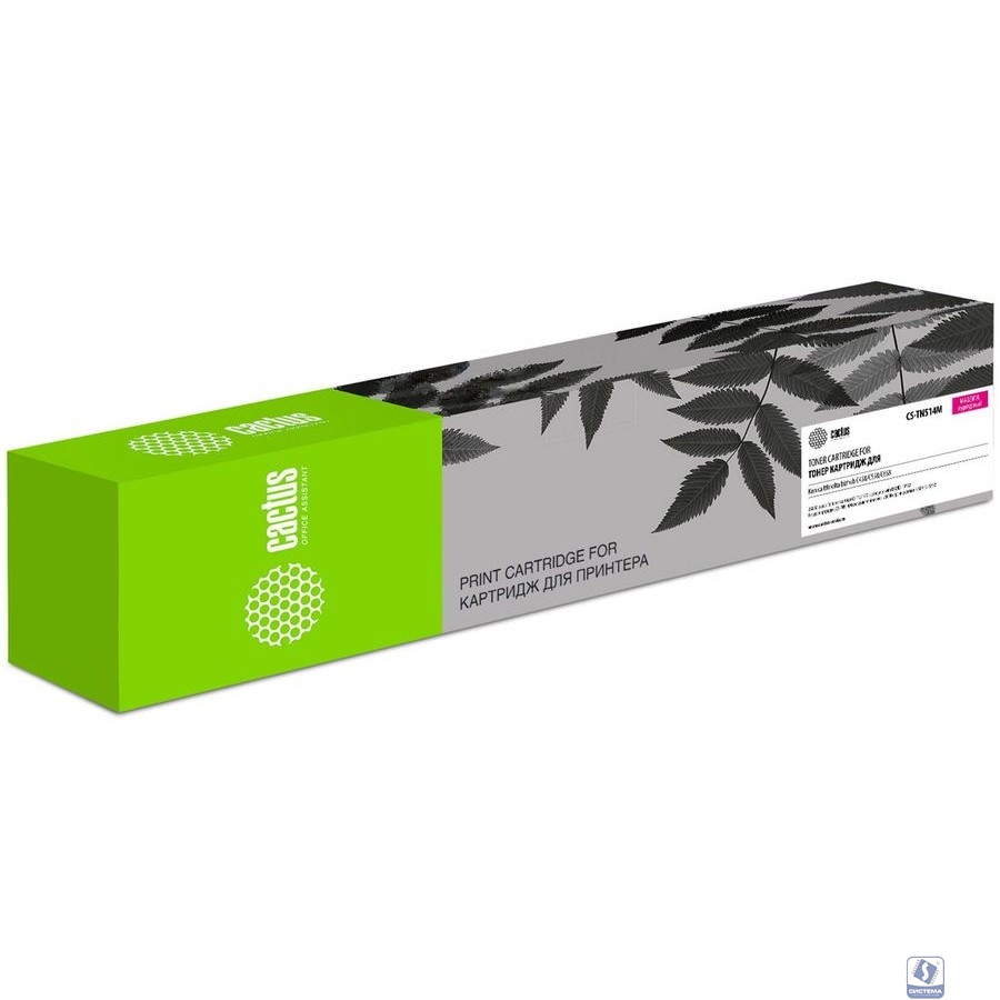 Картридж лазерный Cactus CS-TN514M пурпурный (26000стр.) для Konica Minolta bizhub C458/C558/C658