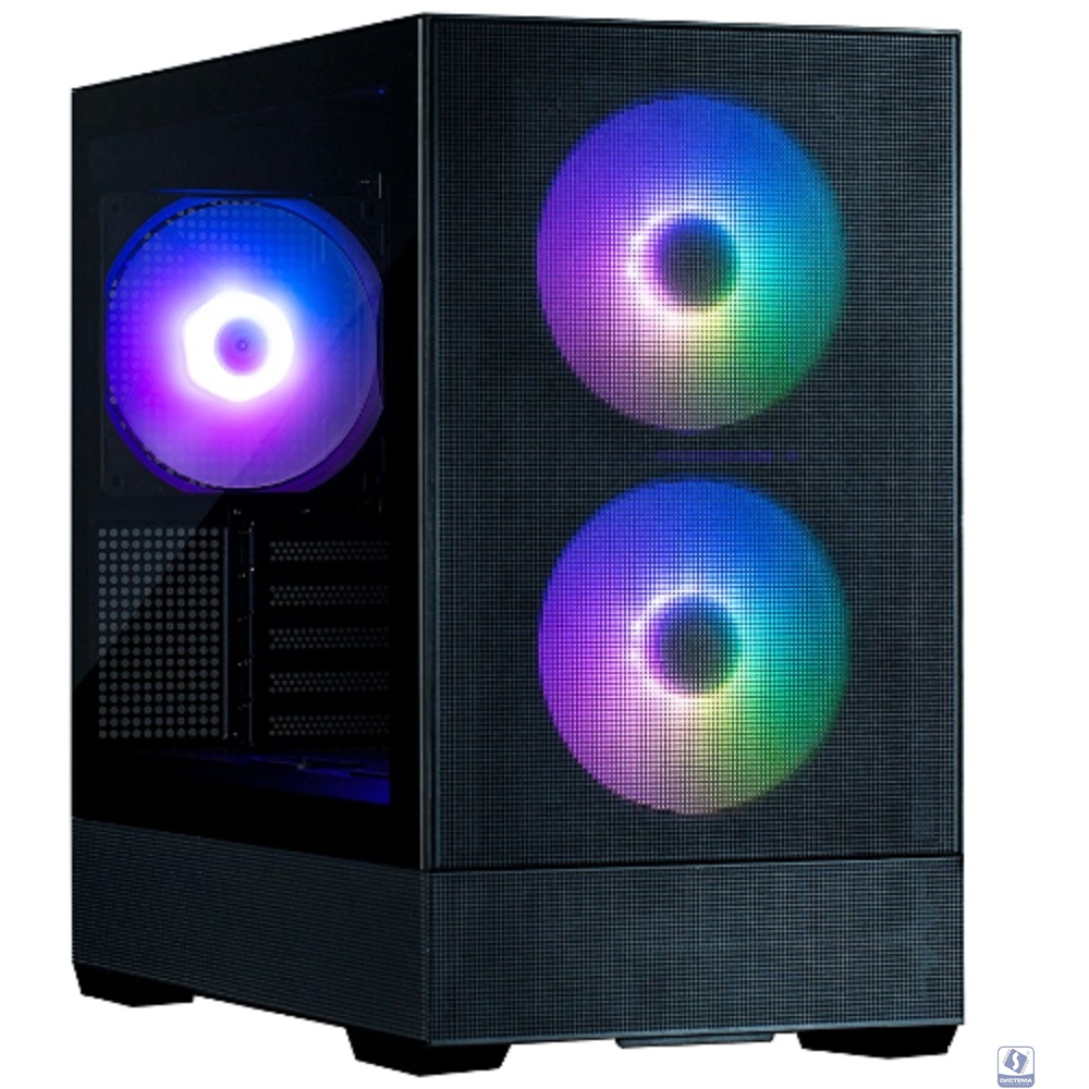 Корпус ZALMAN P30 AIR BLACK, без БП, черный, mATX