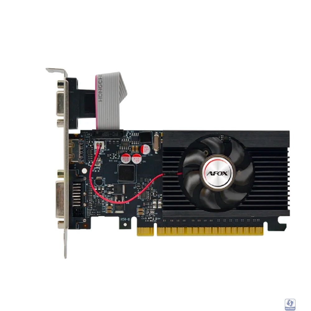Видеокарта AFOX GT730 1GB DDR3 64Bit DVI/HDMI 1FAN  LP (AF730-1024D3L3-V2 ) RTL