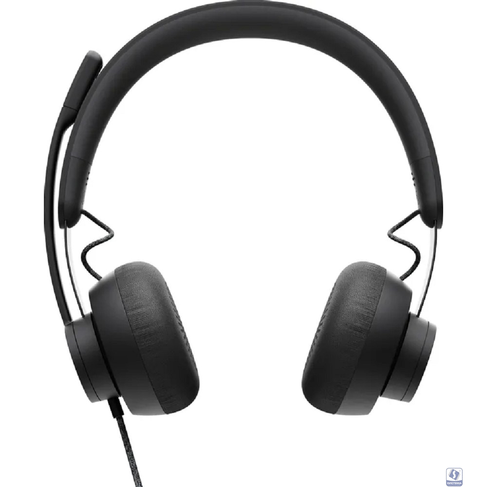 Logitech Zone Wired Teams черный матовый 1.9м накладные USB оголовье (981-000870)