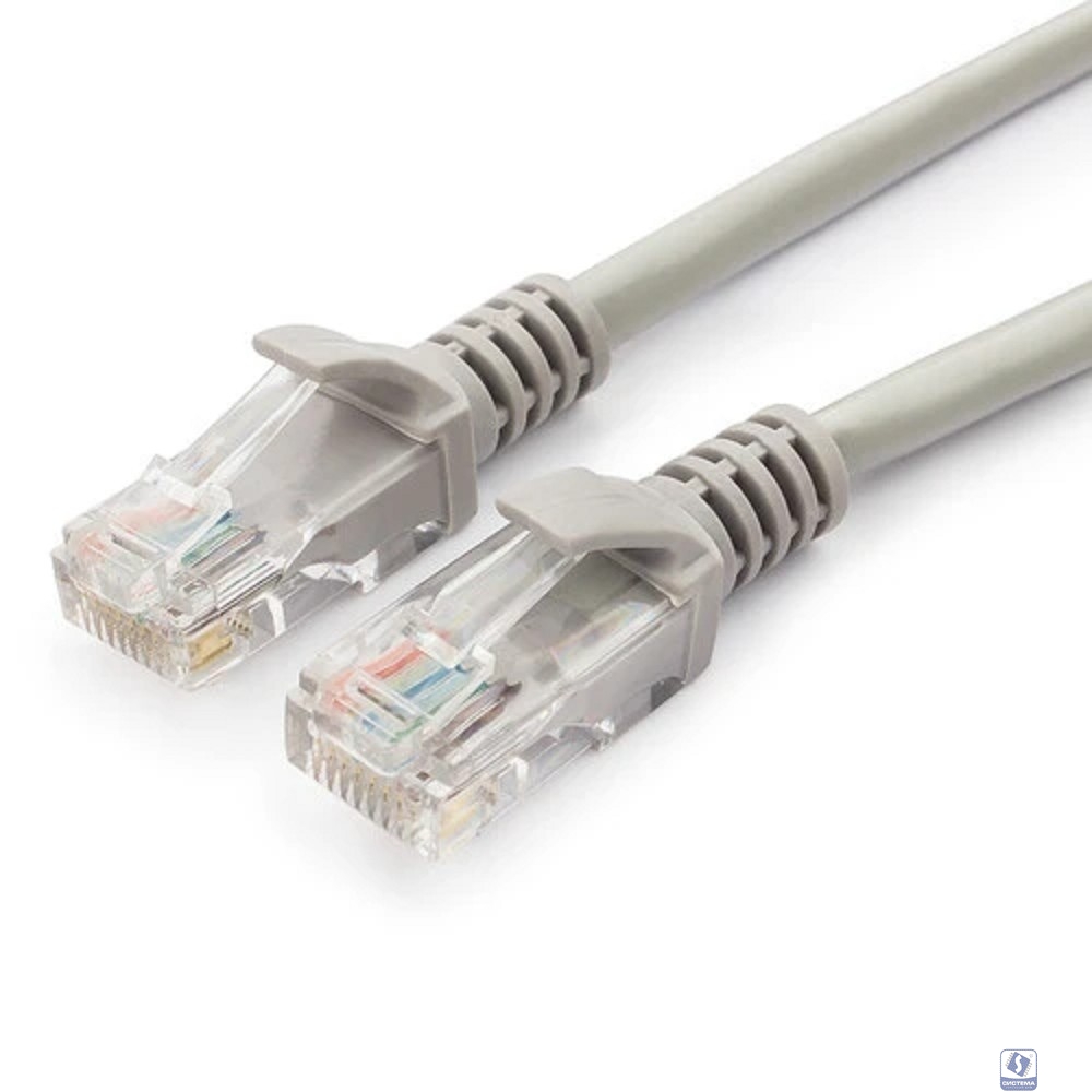 Cablexpert Патч-корд UTP PP12-2M кат.5, 2м, литой, многожильный (серый)