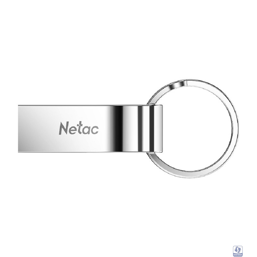 Netac USB Drive 32GB U275 <NT03U275N-032G-20SL>, USB2.0, с кольцом, металлическая