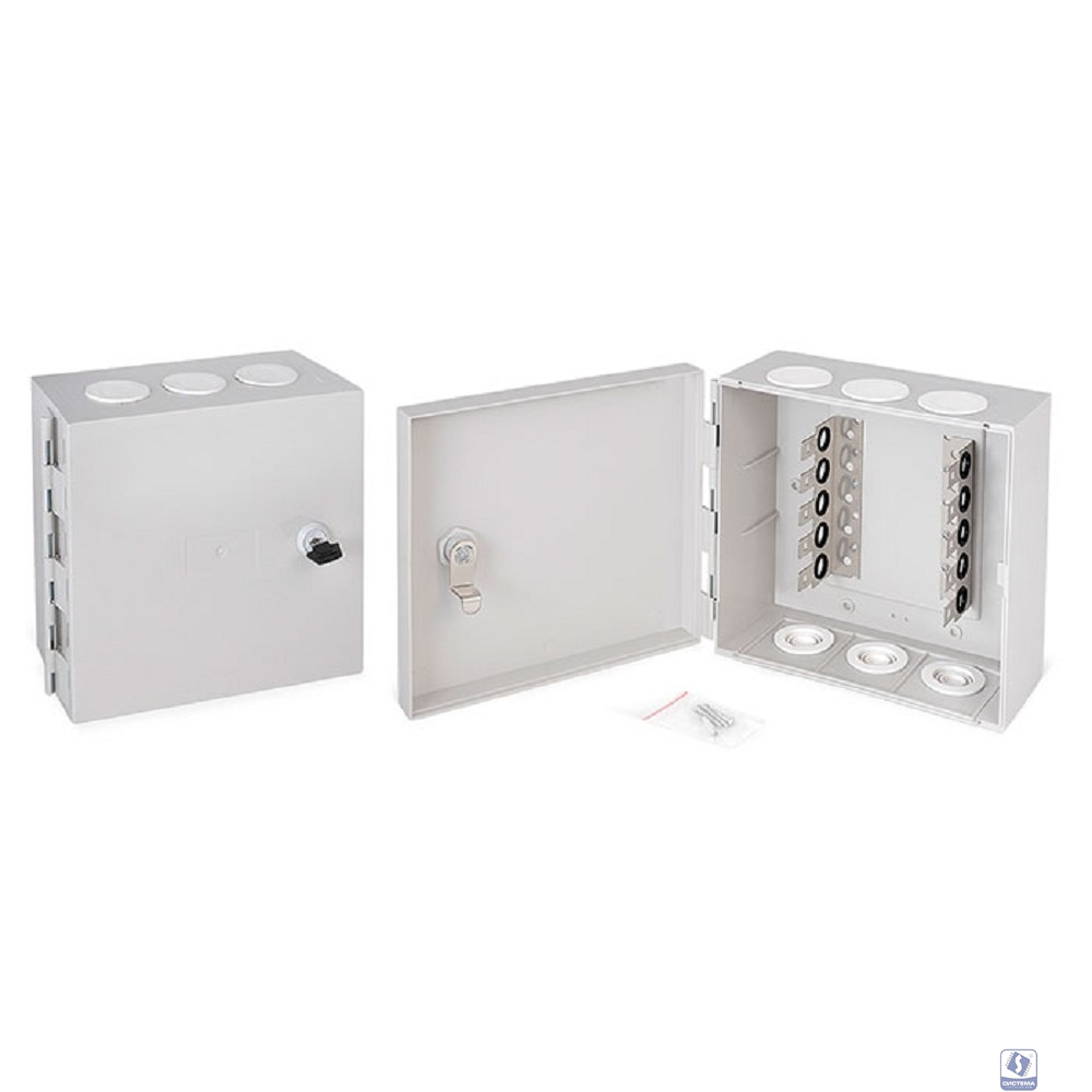 Cabeus DB-50P Коробка распределительная на 50 пар, 190х205х105 мм