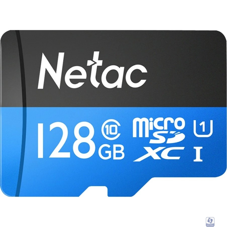 Micro SecureDigital 128GB Netac microSDXC Class10  NT02P500STN-128G-S P500 w/o adapter