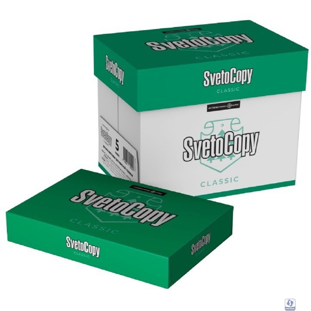 Бумага офисная SVETOCOPY 96% А4 80г/м 146% 500л (отпускается коробками по 5 пачек в коробке)