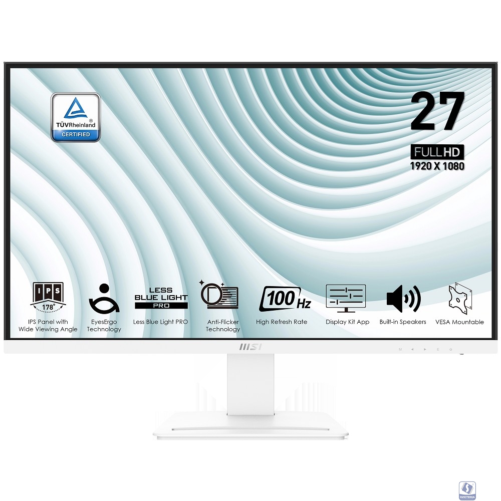 MSI PRO 27" MP273AW белый  [9S6-3PB4CH-097/9S6-3PB4CH-217 ]