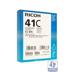 Ricoh Картридж GC41C голубой для 