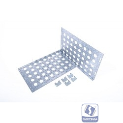 Elbox Комплект боковых монтажных панелей 19" (В500*Г300) с уголками для крепления оборудования (EU-500.300)