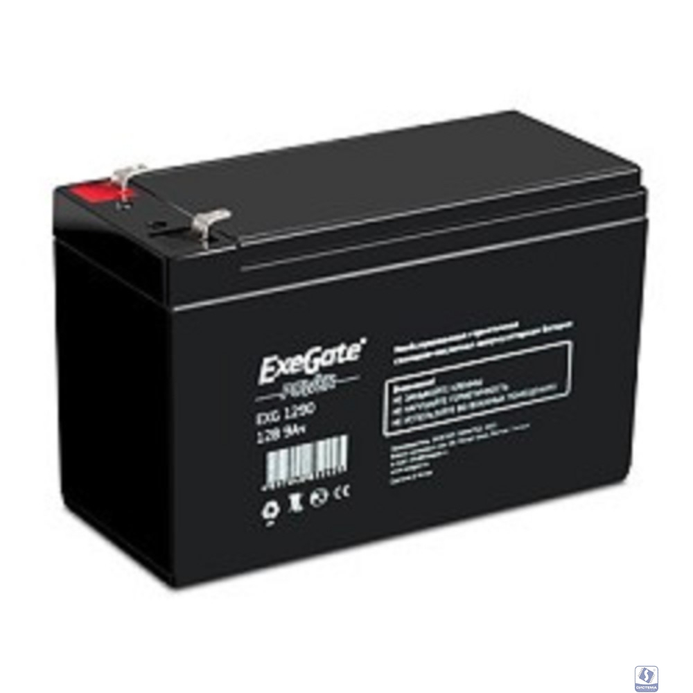 Exegate EP129860RUS Аккумуляторная батарея HR 12-9 (12V 9Ah 1234W, клеммы F2)