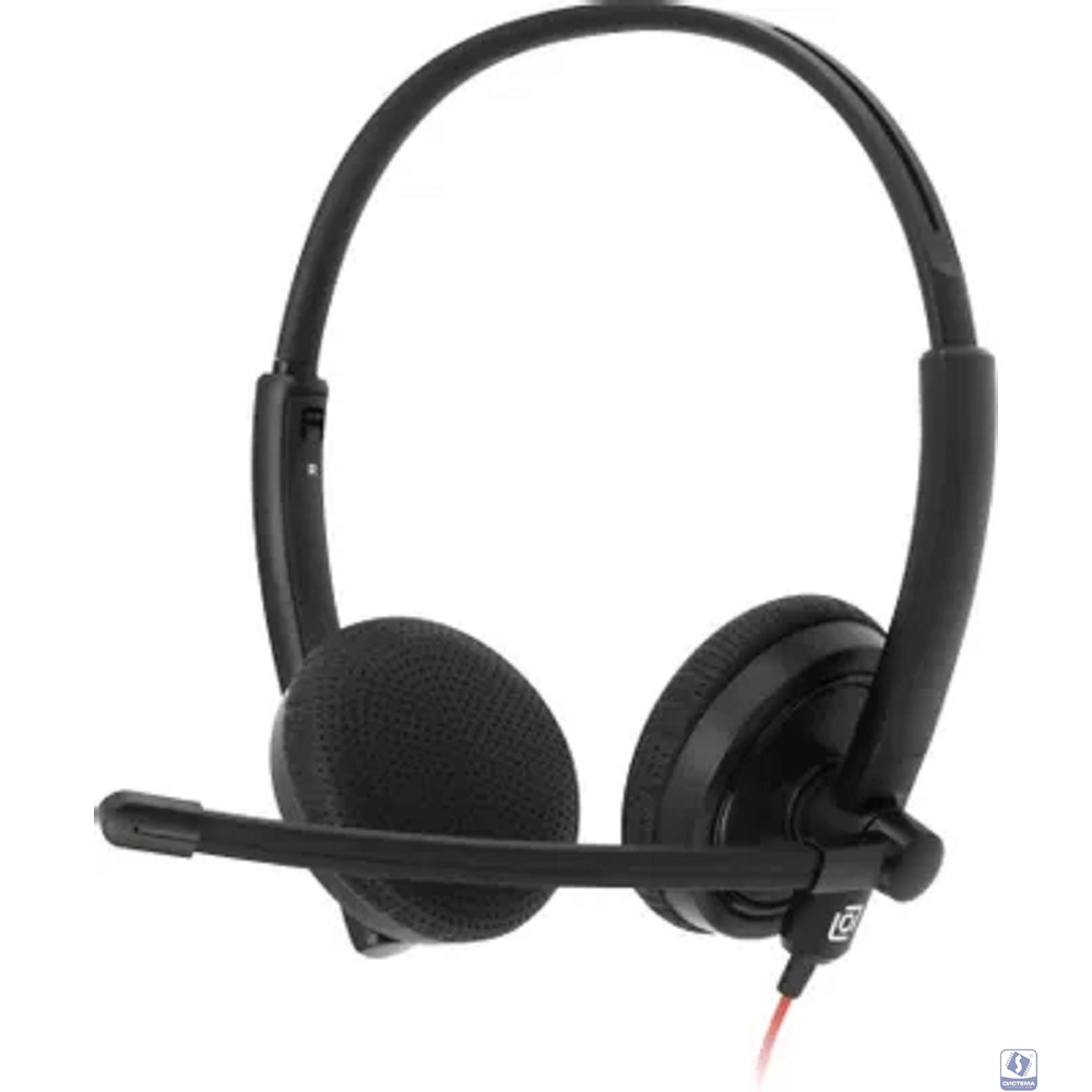 Oklick HS-L900 черный 2.8м накладные (