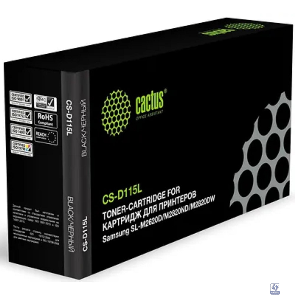 CACTUS MLT-D115L/SEE Тонер Картридж CS-D115L черный SL-M2620D/M2820ND/M2820DW, 3000 стр.