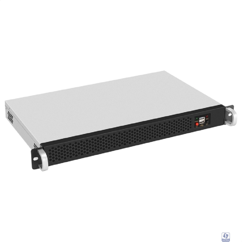 Exegate EX296161RUS Серверный корпус ExeGate Pro 1U255-01 <RM 19", высота 1U, глубина 255, без БП, USB>