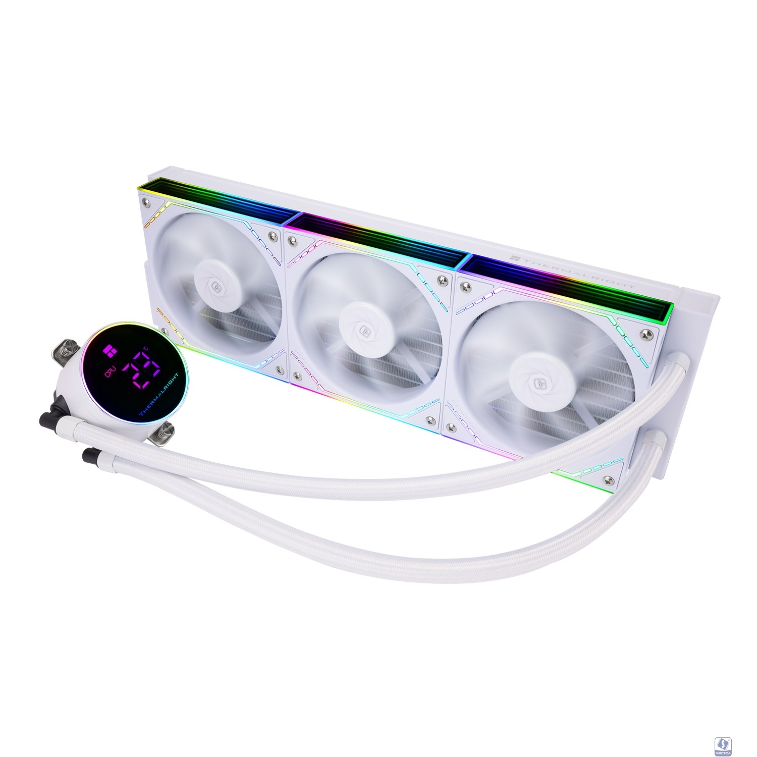 Thermalright Система водяного охлаждения Frozen Magic 360 Digital ARGB White V2 / 3x120mm ARGB PWM Fans / TRFM360DAWV2
