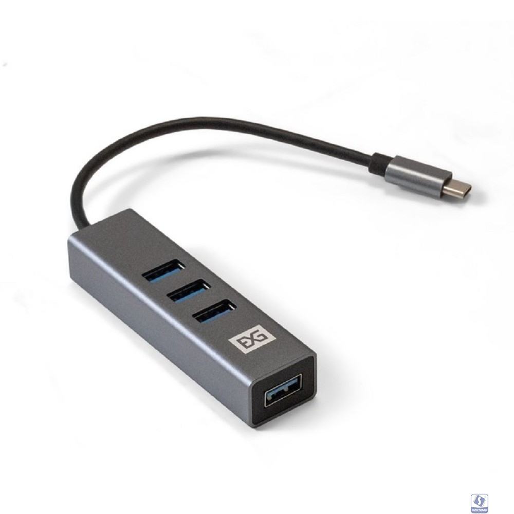 Exegate EX293987RUS USB-Хаб (концентратор) ExeGate DUB-4TC (кабель-адаптер USB Type C --> 4xUSB3.0, Plug&Play, серебристый) Exegate EX293987RUS USB-Хаб (концентратор) ExeGate DUB-4TC (кабель-адаптер USB Type C --> 4xUSB3.0, Plug&Play, серебристый)