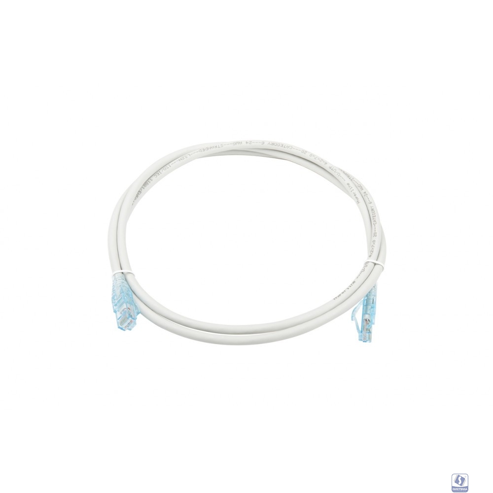 Hyperline PC-LPM-UTP-RJ45-RJ45-C6-1.5M-LSZH-GY Патч-корд U/UTP, Cat.6, LSZH, 1.5 м, серый