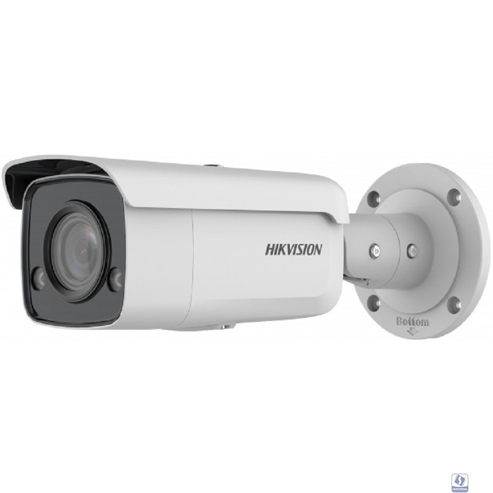 HIKVISION DS-2CD2T27G2-L(C)(2.8mm) Видеокамера IP с LED-подсветкой до 30м и технологией AcuSense